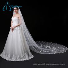 High Quality Fabric Tulle Petal Wedding Veil Long Cathedral